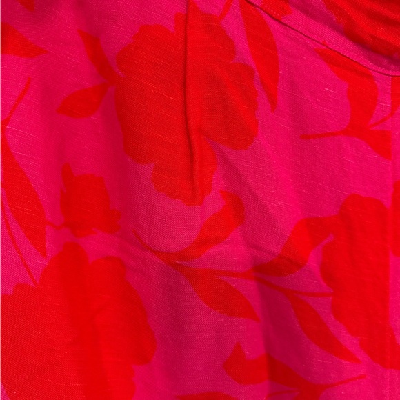 High-Waist Wide-Leg Pant in Bright Pink - Picture 4 of 9
